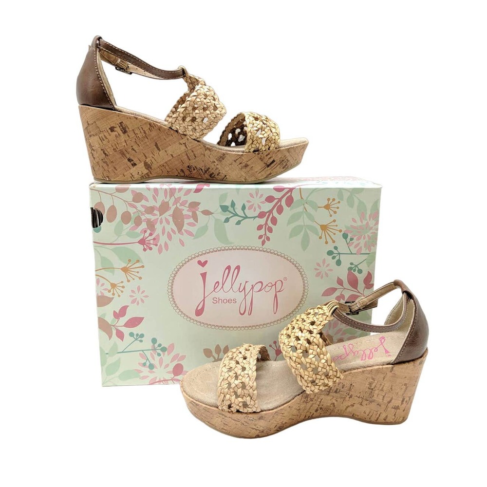 Jellypop Birch Women's Size 8M Open Toe Sandal Style JJ9JSM Tan Smooth 271